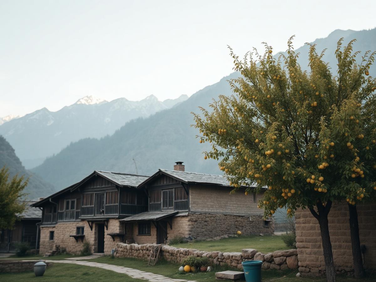 Traditional Hunza village